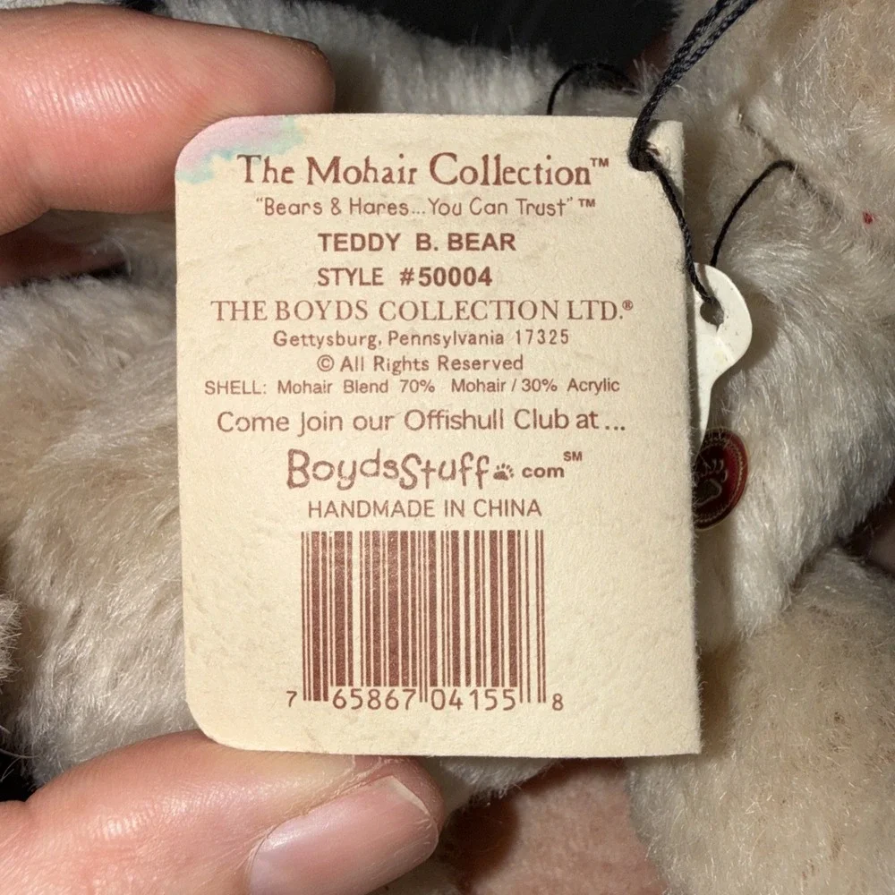 Gen-yoo-wine‎ Boyds The Mohair Collection Size 6